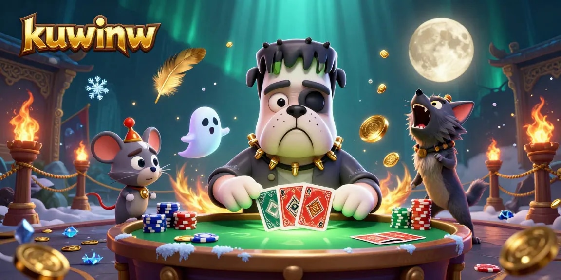 Engage in thrilling gameplay at kuwinw with a lively scene of characters at the casino