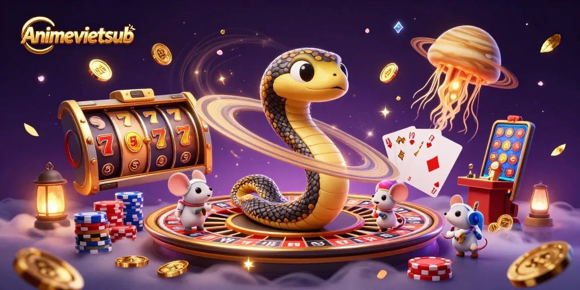 Spin and win with dazzling Animevietsub-themed slots and animated cosmic characters.