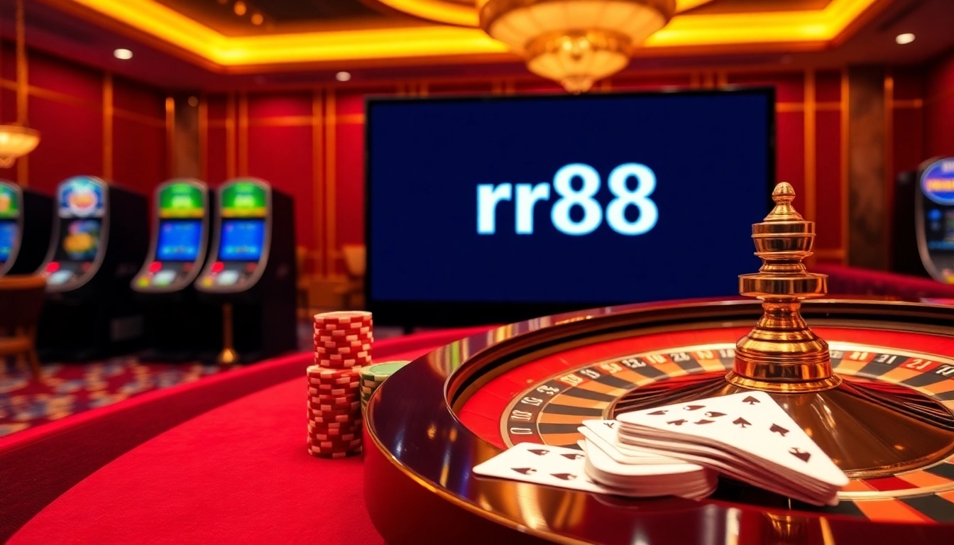 Experience the thrill of online gambling at rr88 link with vibrant casino gaming.