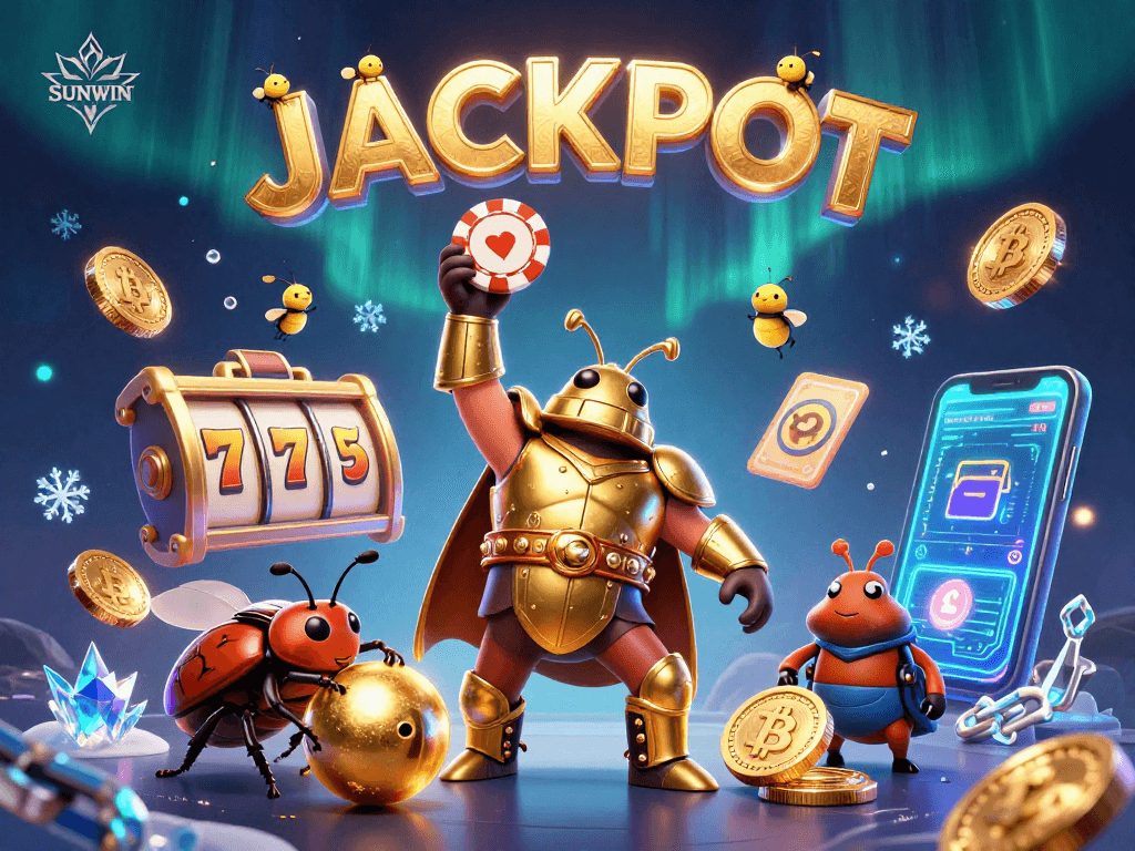 Experience the excitement at SUNWIN's online casino with a herculean beetle championing wins.