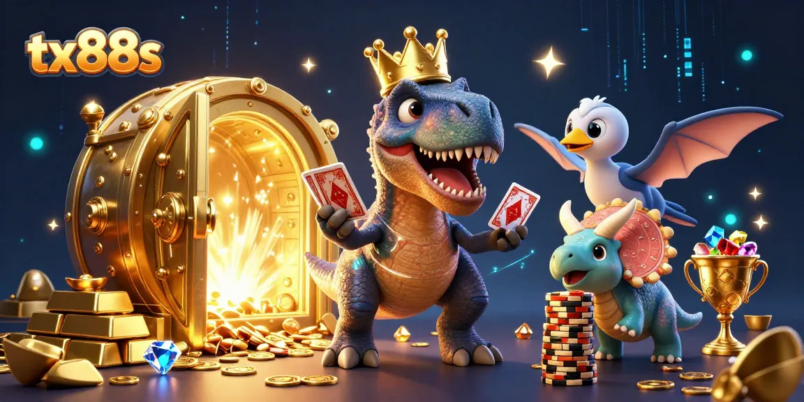 Engage in immersive gaming adventures with tx88s as characters shuffle cards in a dynamic casino setting