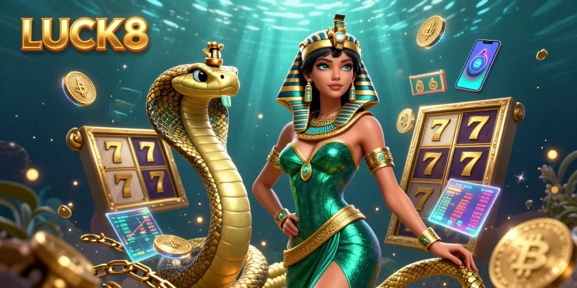 Play exciting slots at LUCK8 while winning jackpots and cryptocurrency rewards in a vibrant casino atmosphere.