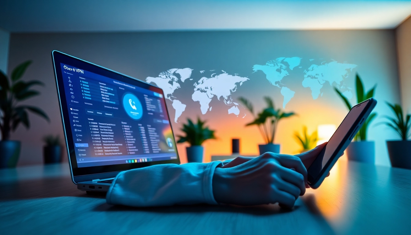 快连下载界面，展示在多种设备上实现安全且简易的 VPN 连接。