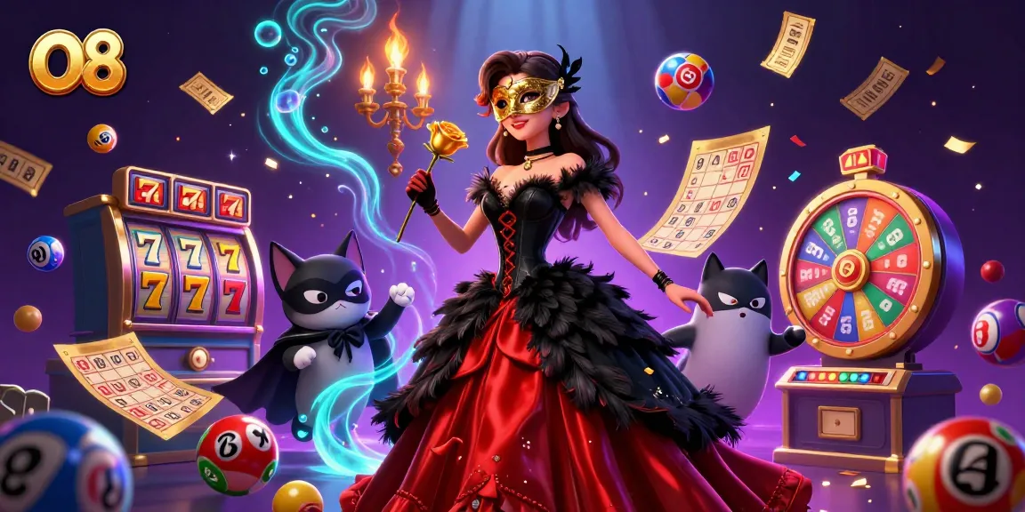 Play thrilling slot games with O8's vibrant characters and dynamic casino action.