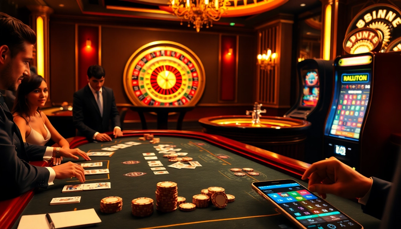 Experience the excitement of F168 at a luxury poker table with vibrant chips and cards.