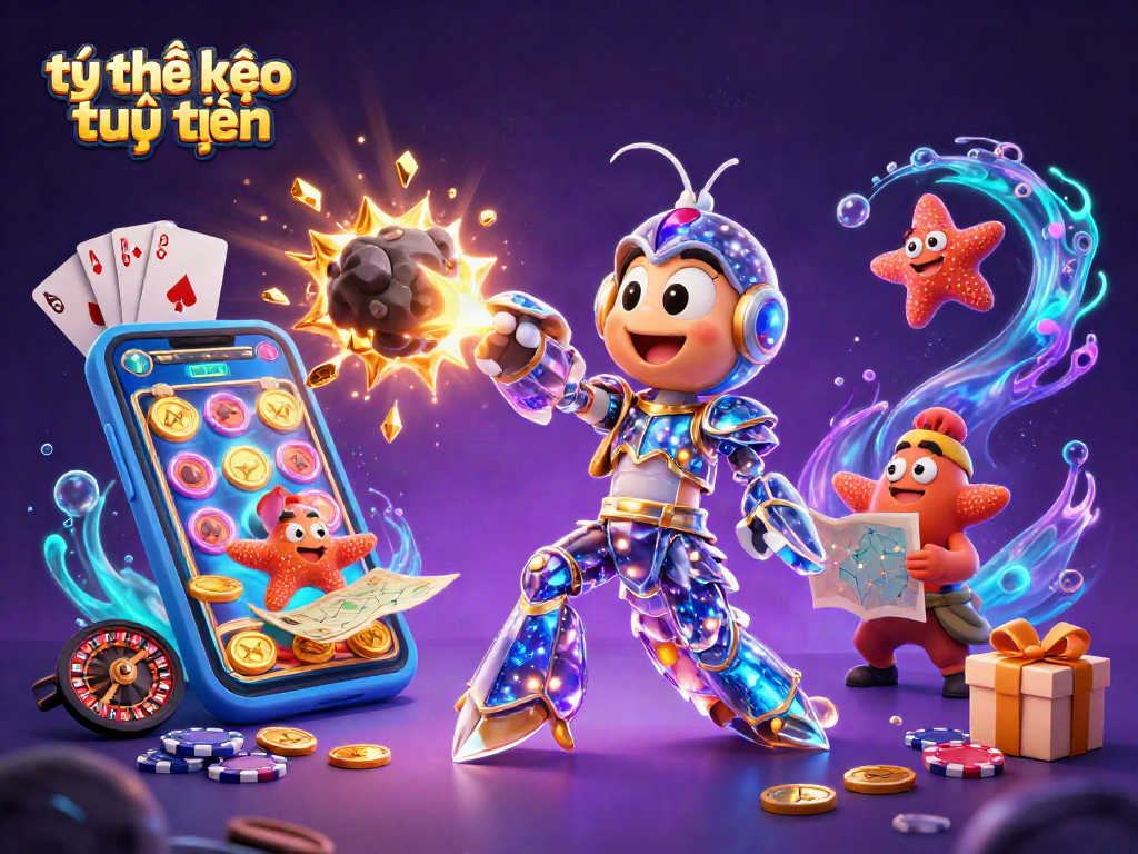Unleash winning strategies with tỷ lệ kèo trực tuyến in an exciting 3D casino adventure.
