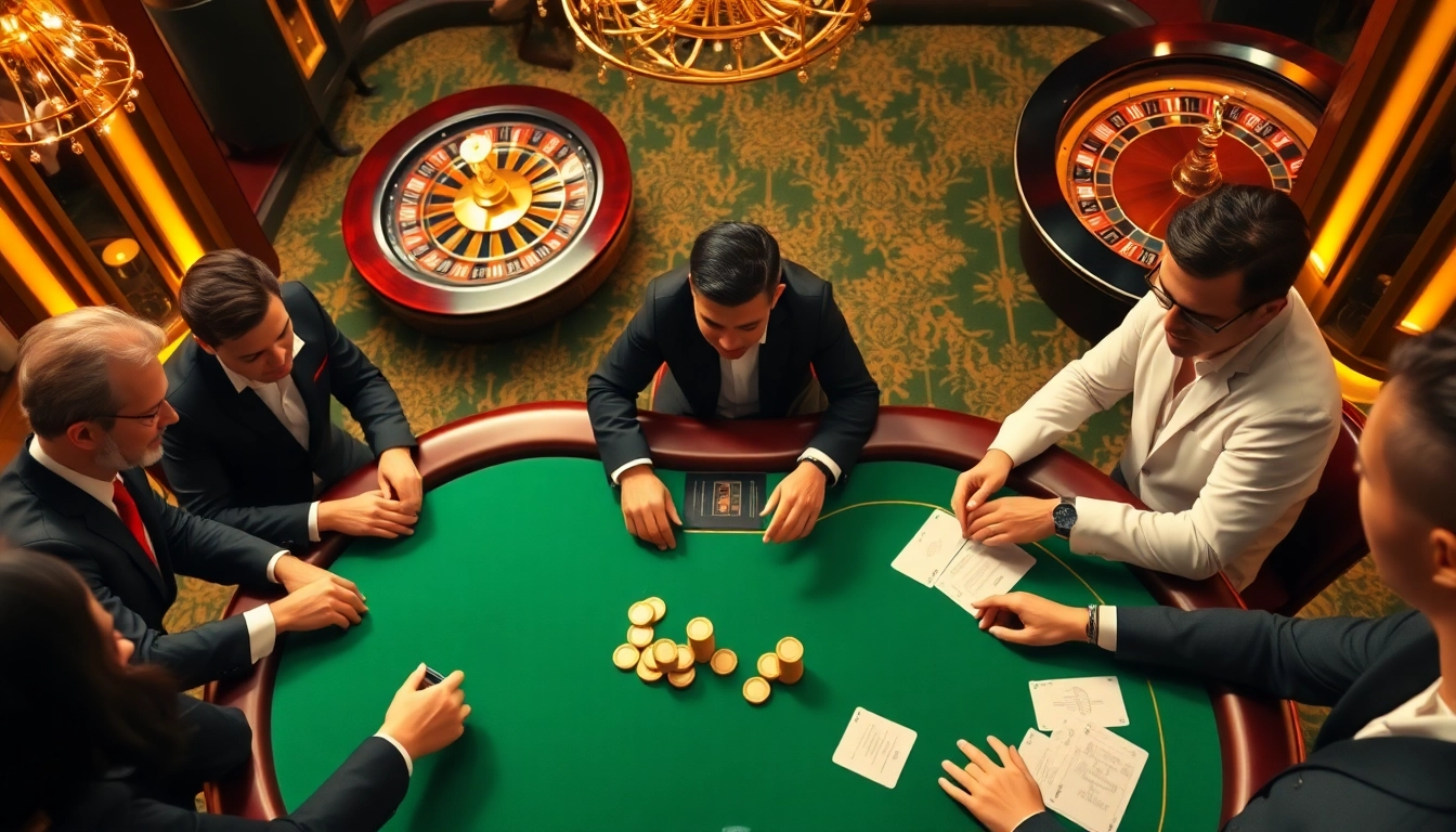 Engaging poker action at nhà cái KBBET with vibrant colors and professional ambiance.