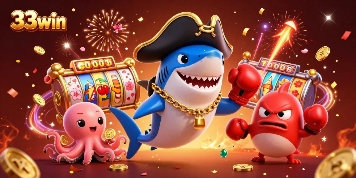 Engage with the exciting world of 33win featuring colorful characters and thrilling jackpot slots.