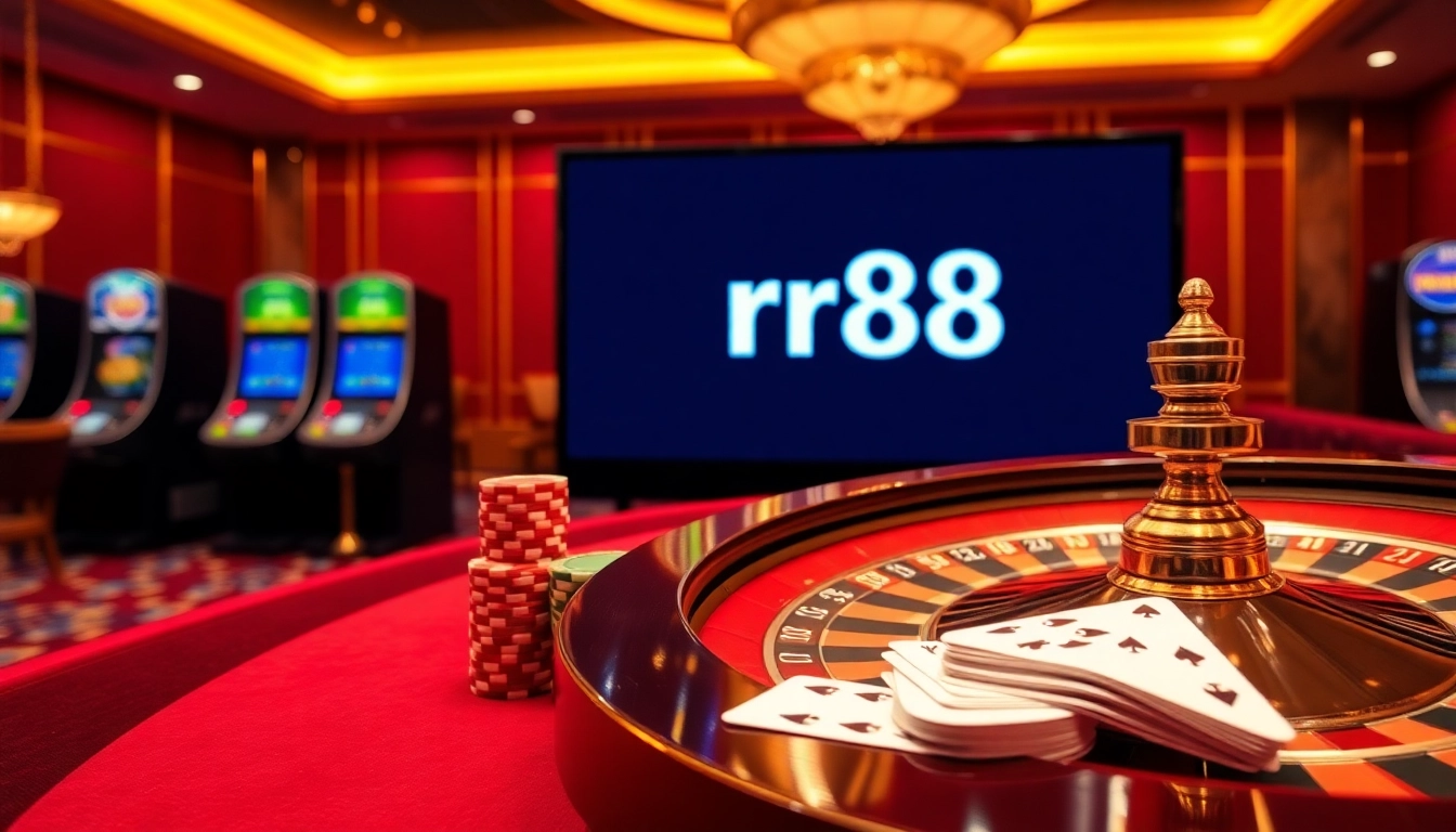 Experience the thrill of online gambling at rr88 link with vibrant casino gaming.