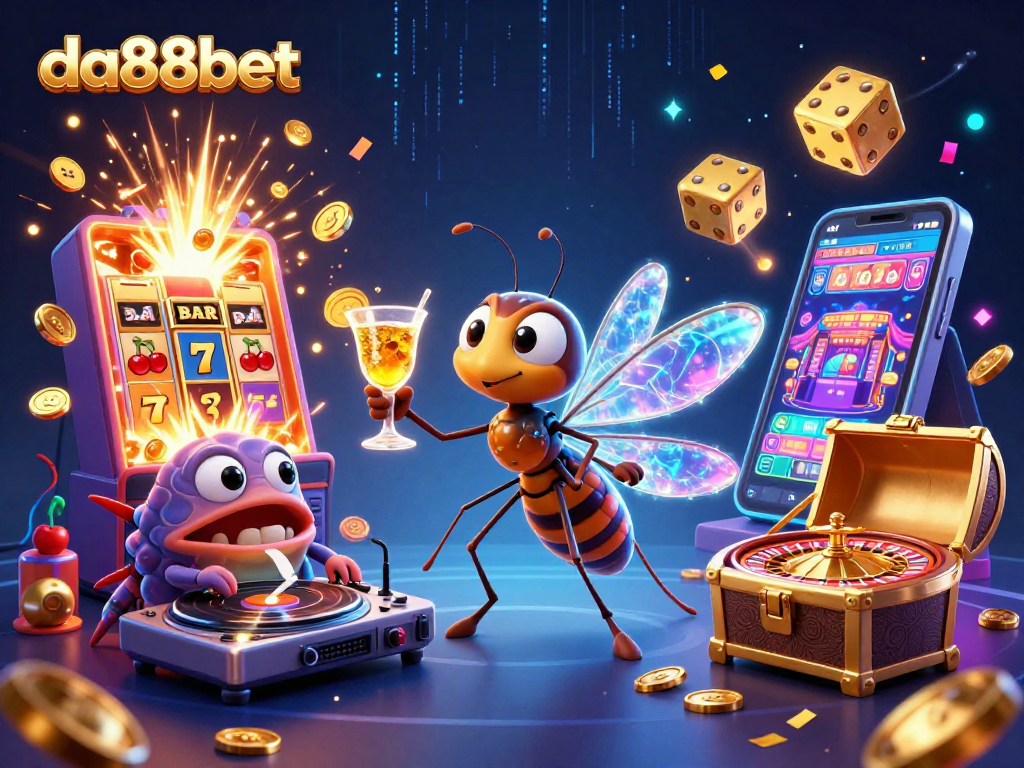 Play casino games and win at da88bet with engaging characters and lively elements.