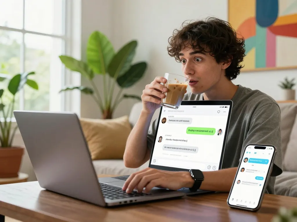 Engaging user interactions with spicy chat ai on a modern laptop, showcasing personalized digital companionship.