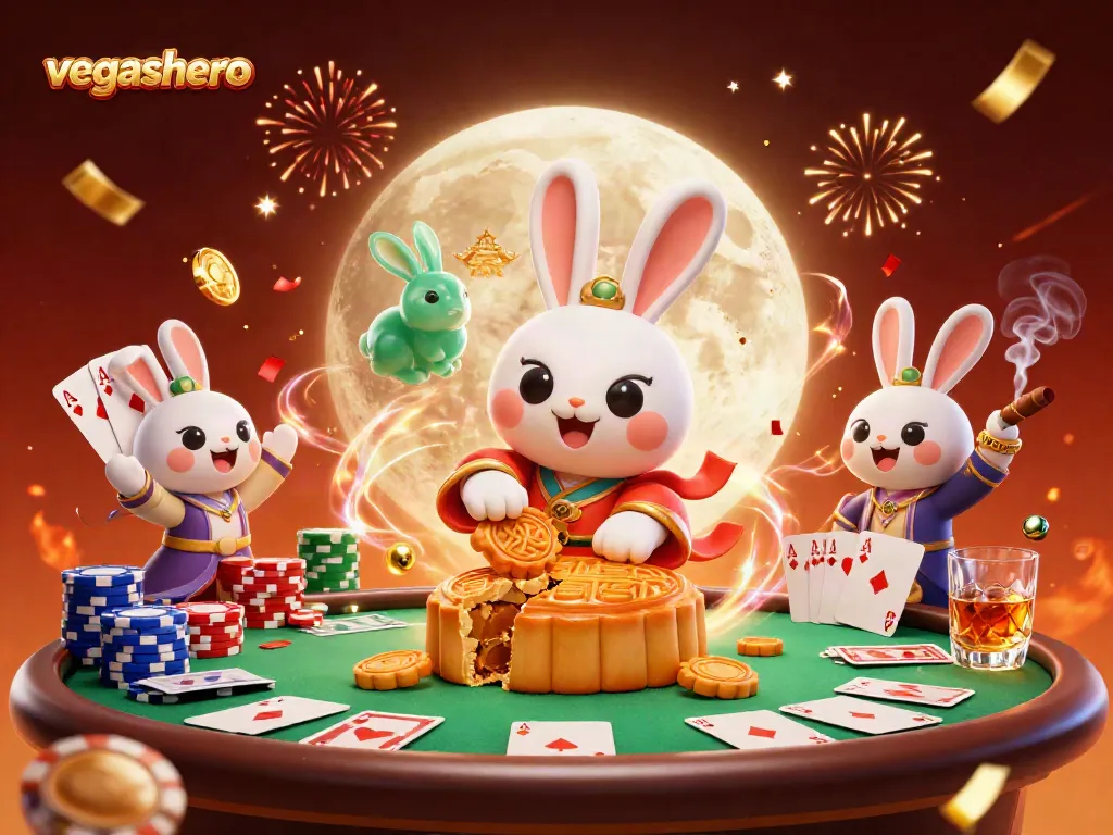 Engage with exciting games at vegashero while winning poker chips from a magical moonlit scene.