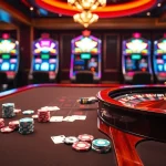 Experience the excitement of gambling at nhà cái lu88 with vibrant casino tables and luxury gaming.