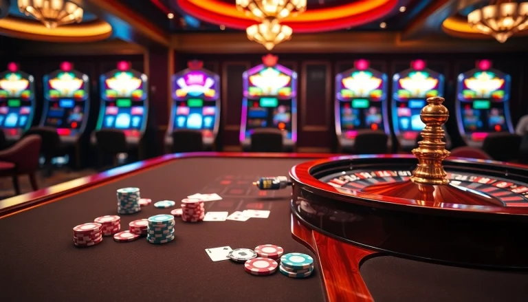 Experience the excitement of gambling at nhà cái lu88 with vibrant casino tables and luxury gaming.