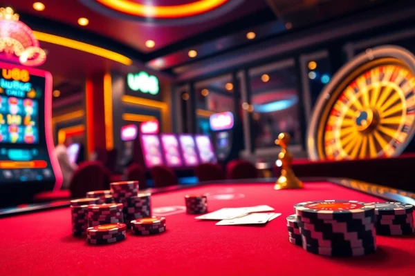 Play exciting games at uu88 with vibrant casino atmosphere and dynamic gaming tables.