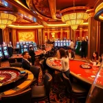 Players enjoying the thrill at a casino while navigating the hidden wiki links safely.