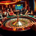 Experience the thrill of betting at SKY88 with vibrant casino tables and exciting gameplay.