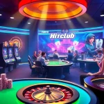 Experience excitement at Hitclub's lively casino environment with engaging games and vibrant visuals.