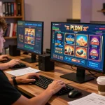 Experience the thrill of online slots at max88s with a dynamic gaming setup.