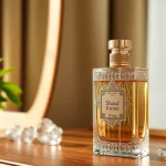 Ontdek de luxe van Sharaf Divine by Zimaya met zijn elegante flacon en sprankelende details.