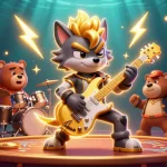 Join the excitement of vic88 as the rock star wolf and drummer bear bring casino energy to life!