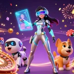 Experience thrilling gameplay at kp88 with colorful chips and a futuristic vibe.
