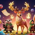 Experience the excitement of trang chủ 23win with dynamic lottery elements and vibrant 3D characters.
