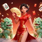 Engage with uk88's thrilling gaming scene featuring a finely dressed character and vibrant casino elements.