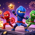 Experience thrilling gameplay in đăng ký Hitclub with a colorful casino adventure illustration.