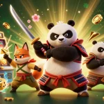 Experience thrilling games at Nhà cái Five88 with vibrant characters and casino elements in action.