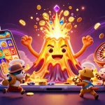Experience exciting wins with GG88 at the dynamic slot game featuring a golden volcano!