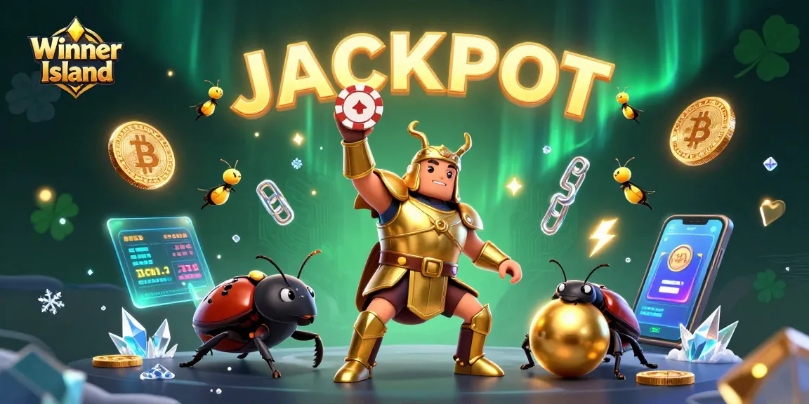 Experience thrilling wins at Winner Island Casino with vibrant characters and dynamic gaming elements.