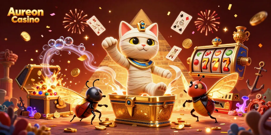 Experience the thrill of Aureon Casino with exciting slots, games, and golden winnings!